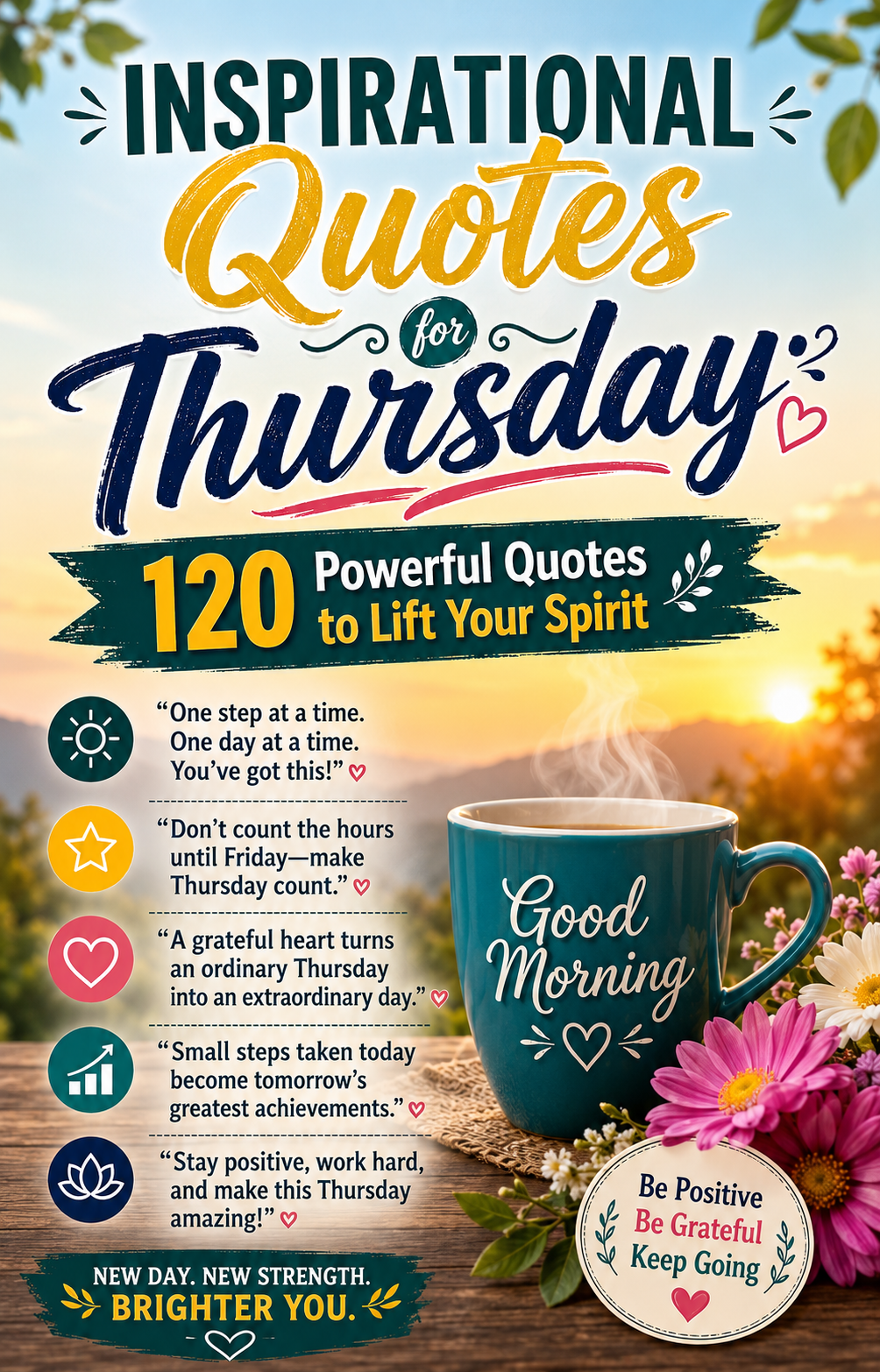 Inspirational Quotes for Thursday